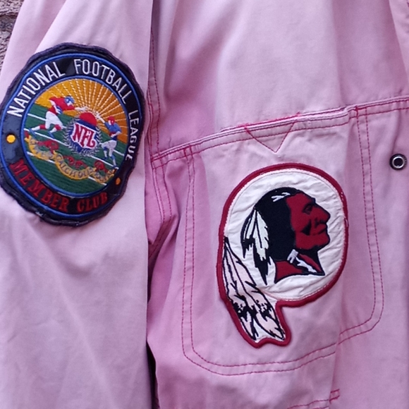 VINTAGE  REDSKINS  PARKA  1990'S - Picture 2 of 16